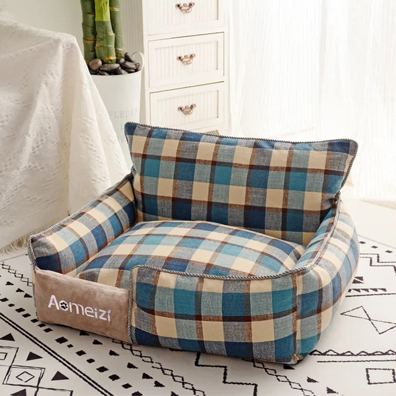 Big Dog Bed Removable Pet Sofa Bed For Small Medium Big Dogs Washable Cat House Mats Soft Pet Sleeping Beds Dog Accessories-7