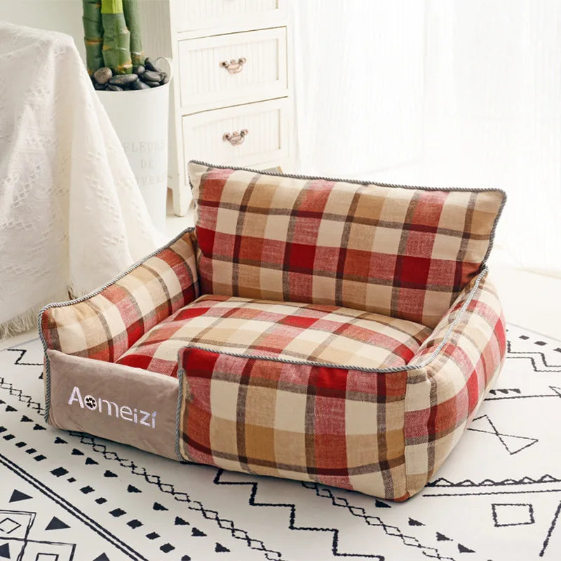 Big Dog Bed Removable Pet Sofa Bed For Small Medium Big Dogs Washable Cat House Mats Soft Pet Sleeping Beds Dog Accessories-8